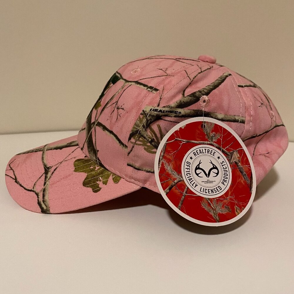NWT REALTREE Pink Camo Hat - Ladies Fit - Picture 2 of 10